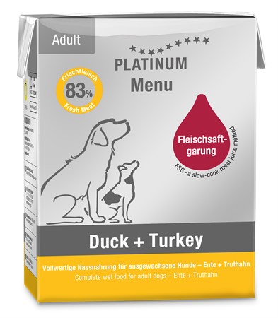 Platinum MENU Duck+Turkey 375 g