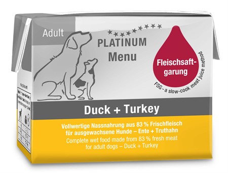 Platinum MENU Duck+Turkey 90 g