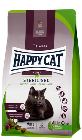 HappyCat Adult sterilised, lamm, 300 g