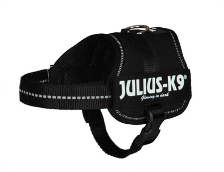 Julius-K9® Powersele, Baby 2/2XS: 33-45 cm, svart