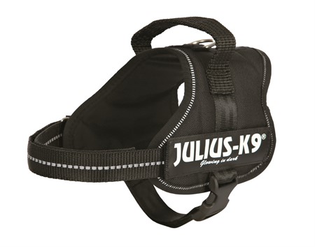 Julius-K9® Powersele, Mini-Mini /XS: 40-53 cm, svart