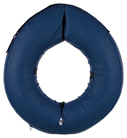 Hundkrage, uppblåsbar, L-XL, 66-78 cm, blå