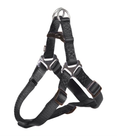 Premium One Touch sele, XS/S: 30-40 cm/10 mm, svart