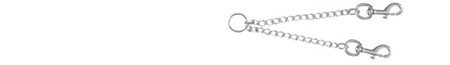 Parkoppel kätting, krom, 42 cm/2.0 mm
