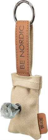 BE NORDIC Bajspåshållare, 1 rulle med 20 påsar, sand