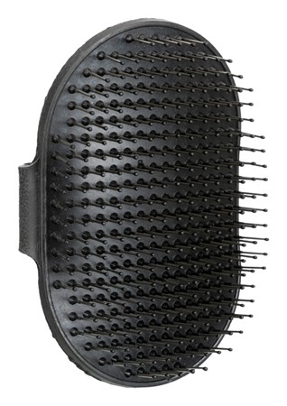 Terrierkarda Gummi m stålpiggar 12,5x7,5 cm