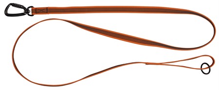 SAFE Koppel, gummerad, 1.80 m/13 mm, orange