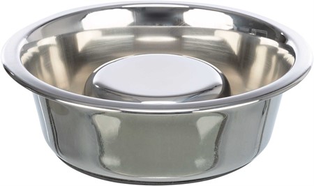 Slow Feeding skål, rostfritt, 1.1 l/ø 21 cm