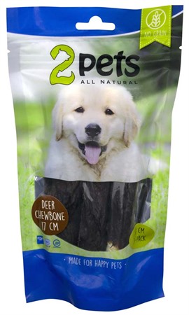 2pets Tuggrulle m hjort 17cm 3-pack, 140g