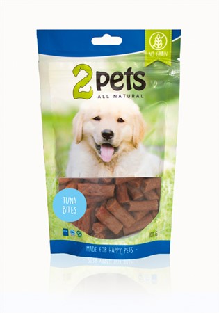 2pets Dogsnack Tuna Bites 100 g