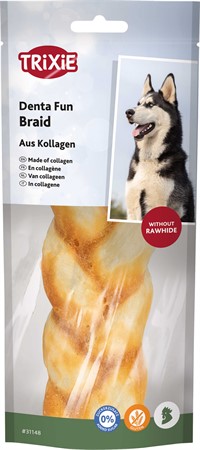 Denta Fun Braid, collagen med kyckling, 65 g