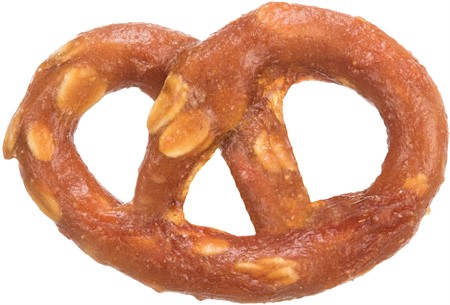 Mini Pretzel with chicken, bulk, 6 × 4 cm, 10 g