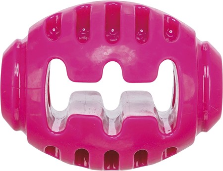 Soft & Strong rugbyboll, TPR, 10 cm, rosa