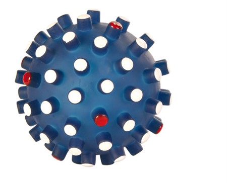 (BV)Igelkottsboll, vinyl, ø 10 cm, lime