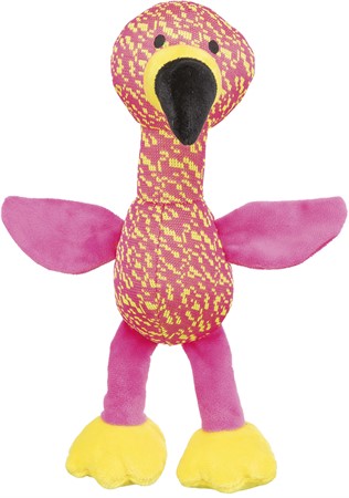 Flamingo, tyg, 32 cm, rosa