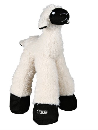 Får, långbent m skallra, plysch30 cm