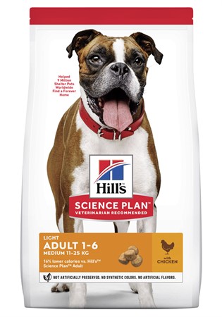 Hills Canine Adult Light MED Chicken 14kg