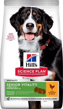 Hills Canine Senior Vitality LB Chicken 14kg