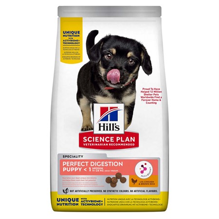 Hills Puppy Perf. Dig. MED Chicken & Br-Rice 14kg