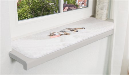 Nani fönsterdyna, nonslip, 90 × 28 cm, grå