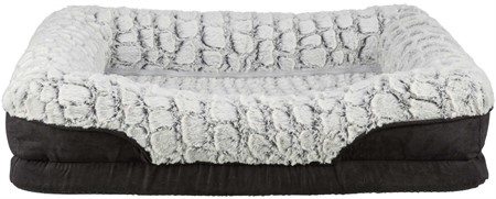 Lino vital bädd, rektangulär, 70 × 55 cm, svart/grå