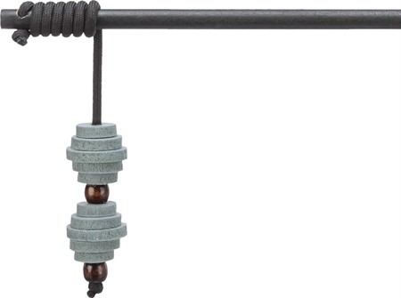 CityStyle kattvippa med skivor, trä/filt, 40 cm