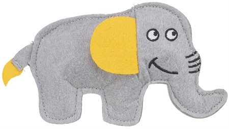 Elefant, filt, kattmynta, 15 cm