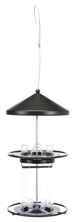 Vildfågelmatare, 36 cm, svart