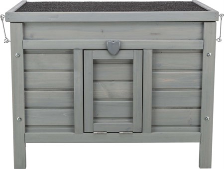 Smådjurshus, 60 × h47 × 50 cm, grå