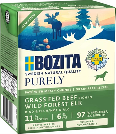 Bozita Purely Tetra paté Beef/Elk 370 g