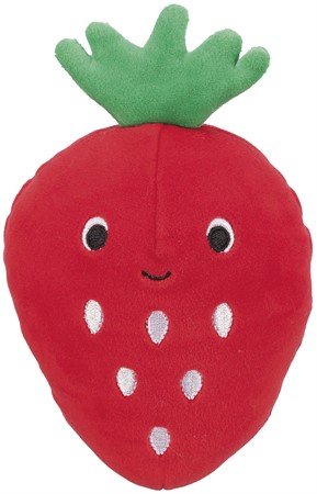 JP, Jordgubbe, plysch, 17 cm