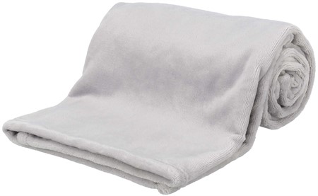 JP, Jamie filt, plysch, 70 × 50 cm, grå