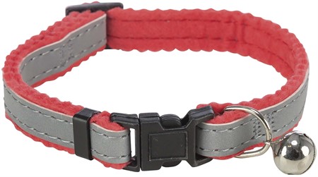 JP, Katthalsband, reflekterande, plast