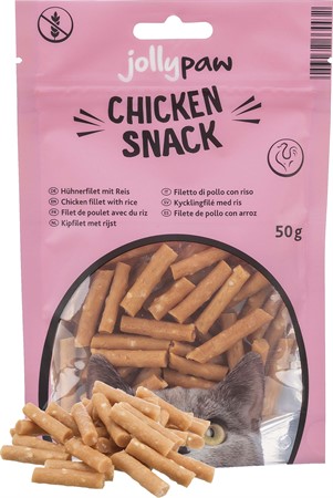 JP, Chicken Snack, med ris, 50 g