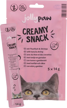 JP, Creamy Snack med räkor, 5 × 14 g