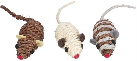 JP, Set Sisalmöss, ø 5 cm, 3 st.