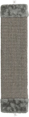 JP, Klösbräda, sisal/plysch, catnip, 15 × 62 cm, grå