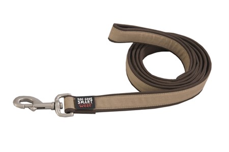 Koppel "NANO" Khaki/Brun 16 mm 182 cm