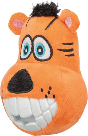 Tiger, plysch/TPR, 16 cm