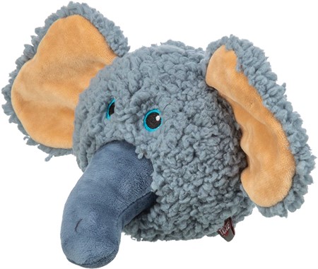 Elefant, plysch, återvunnen, 12 cm