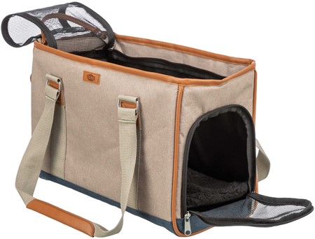 Transportväska Elisa, 20 × 26 × 41 cm, sand