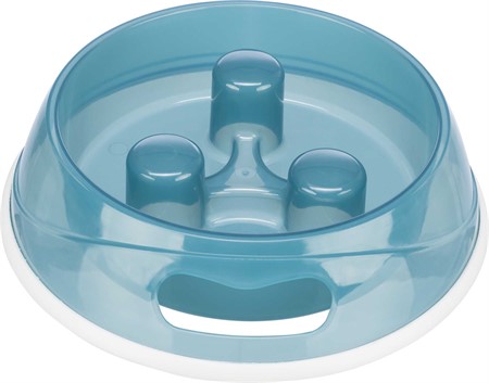 Matskål Slow Feed plast, 0,45 L 20 cm