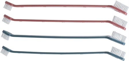 Tandborstset plast, 23 cm, 4-pack