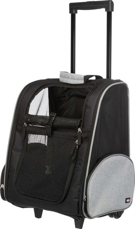 Transportväska Trolley/Ryggsäck 32 x h45 x 25 cm, svart/grå