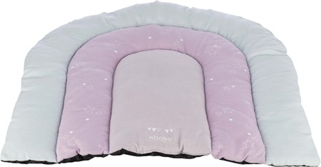 Junior Dyna (lapptäcke), 68 × 62 cm, mint/lilac/rosa