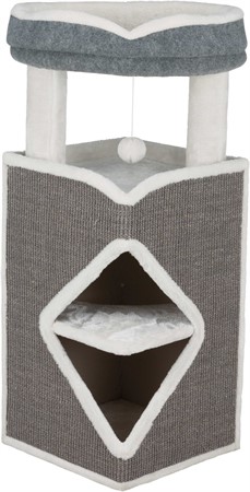 Klösmöbel Cat-Tower Arma, 38 x h98 x 38 cm, grå/vit