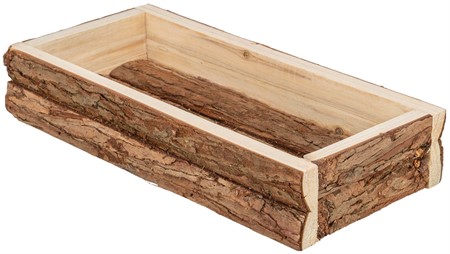 Foderbar, barkträ, 450 ml/27 x 5 x 13 cm