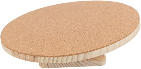 Running disc, degus/stor hamster, trä/kork, ø 30 cm