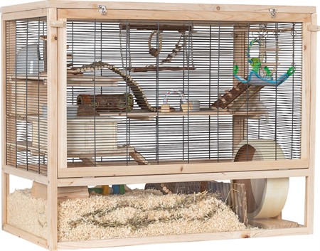 Gnagarbur, möss, trä, 100 × 80 × 50 cm