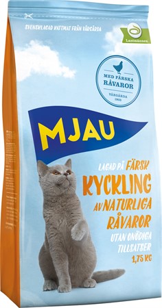 Mjau KycklingTorrfoder 1,75kg